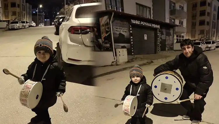 Türkiye'nin En Minik Ramazan Davulcusu: 7 Yaşındaki Mert'in Hikayesi