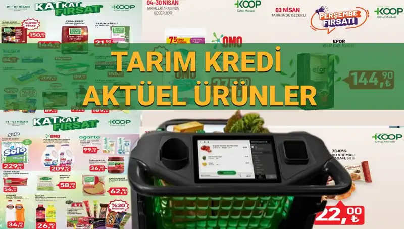 Tarım Kredi Kooperatifi Marketleri, Nisan Ayında İndirimli Ürünlerle Karşınızda!