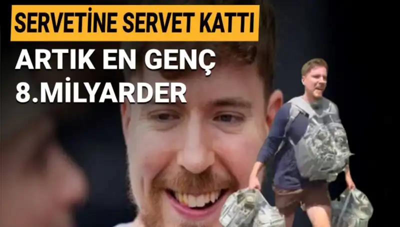 23 Yaşında 1 Milyar Dolarla En Genç Milyarder: MrBeast'in Başarı Hikayesi
