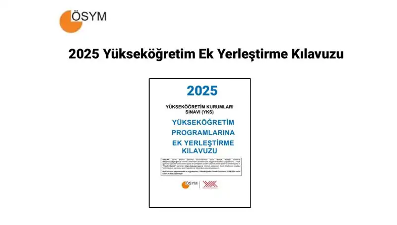 2025 Yükseköğretim Ek Yerleştirme Kılavuzu Açıklandı: İşte Tüm Detaylar