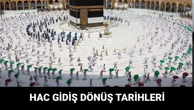 2025 Hac Tarihleri: Haca Gidiş ve Dönüş Tarihleri Açıklandı