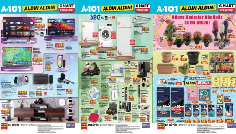 A101 6 Mart Aktüel Ürünler Kataloğu: Şimdi Yılın En İyi Fırsatları İçin Hazır