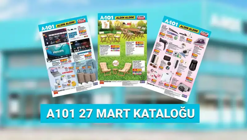 A101’in 27 Mart Perşembe Kataloğu: Teknolojiden Ev Eşyalarına Her Şey Var!